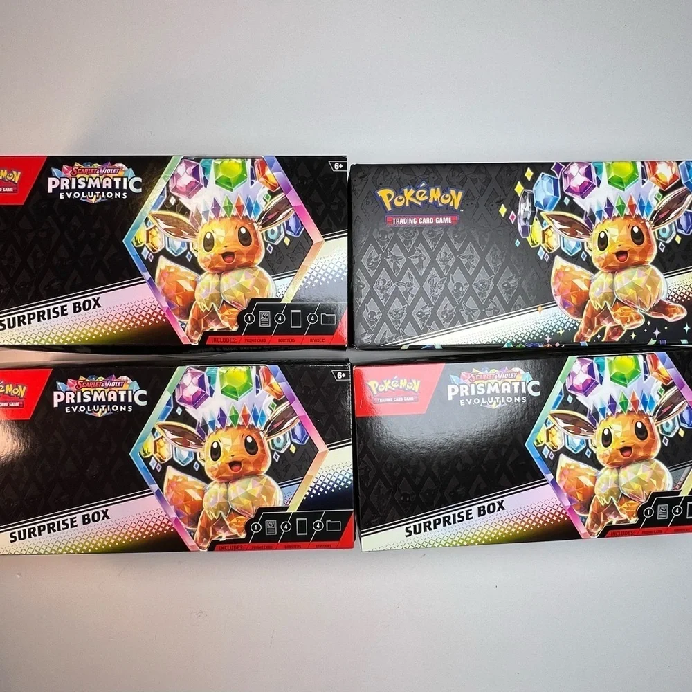 pokemon prismatic evolutions surprise box trading cards Pokmon Prismatic Evolutions - Surprise Box Collection